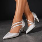 Lenora Cross Strap Heel