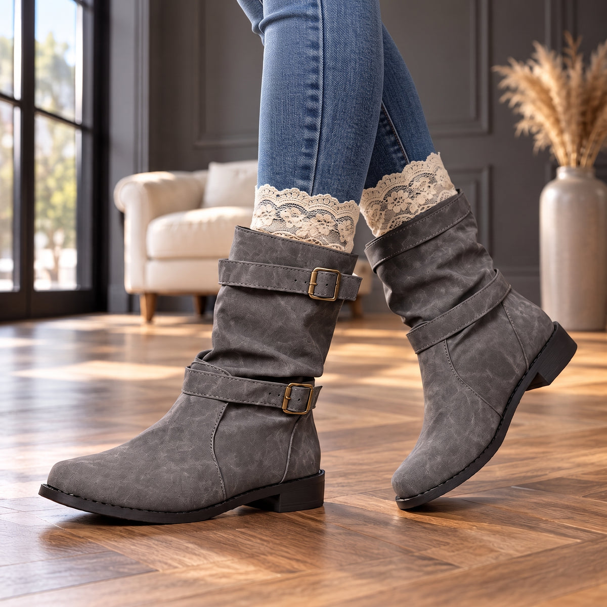 The Adalyn Buckle Boots