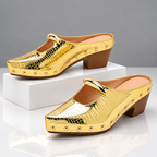 The Sorrento Buckle Mules