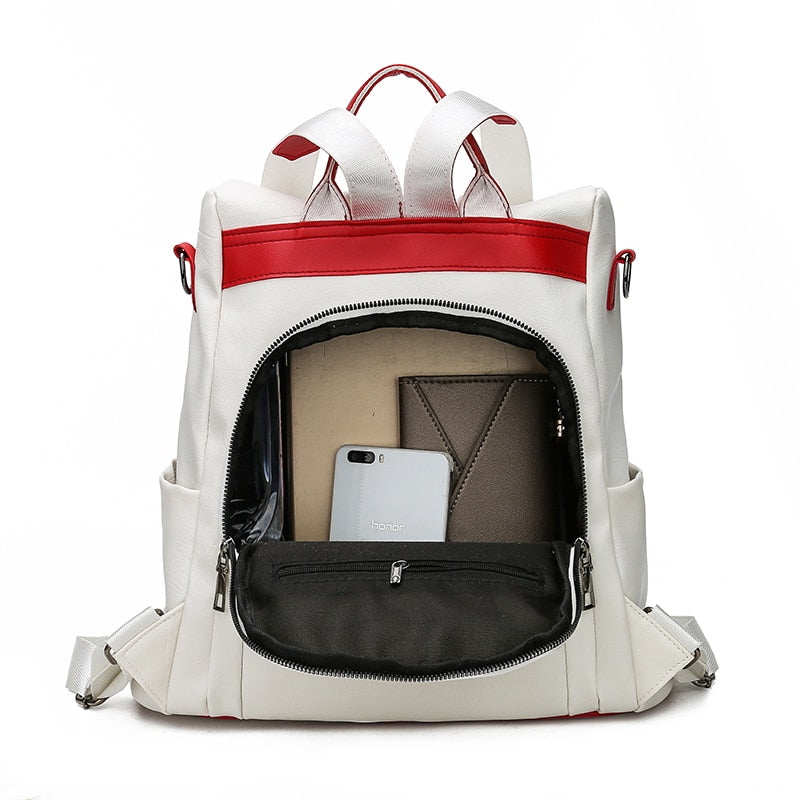 Elena Leather Panel Tote