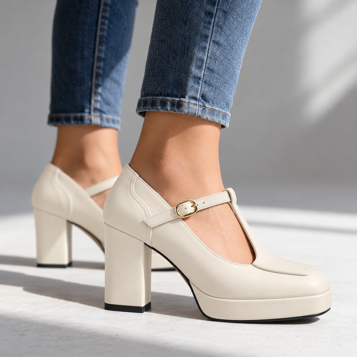 The Merritt Platform Heels