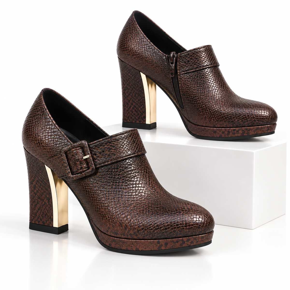 The Danica Buckle Booties