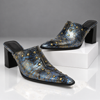 The Zaria Studded Mules