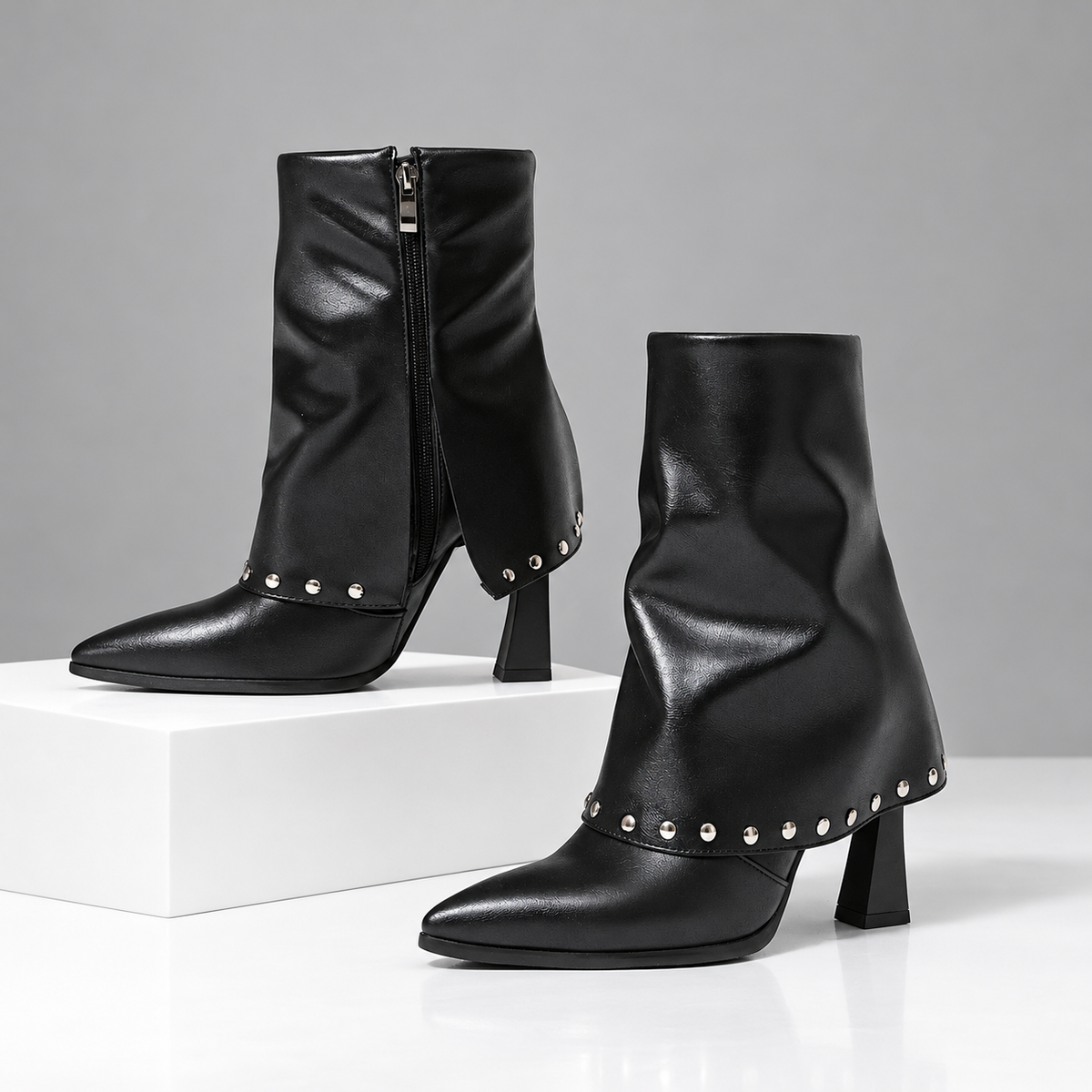 The Delilah Studded Boots