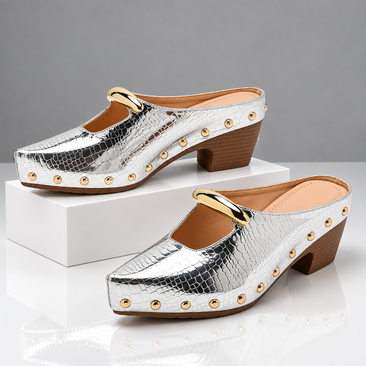 The Sorrento Buckle Mules