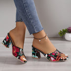 The Camellia Petal Mule