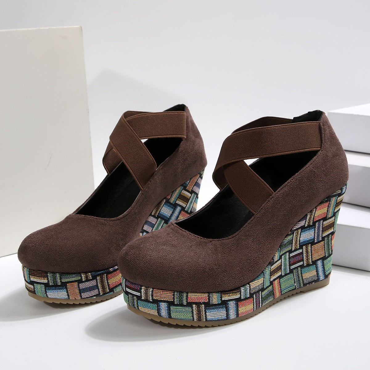 Harper Patchwork Wedges
