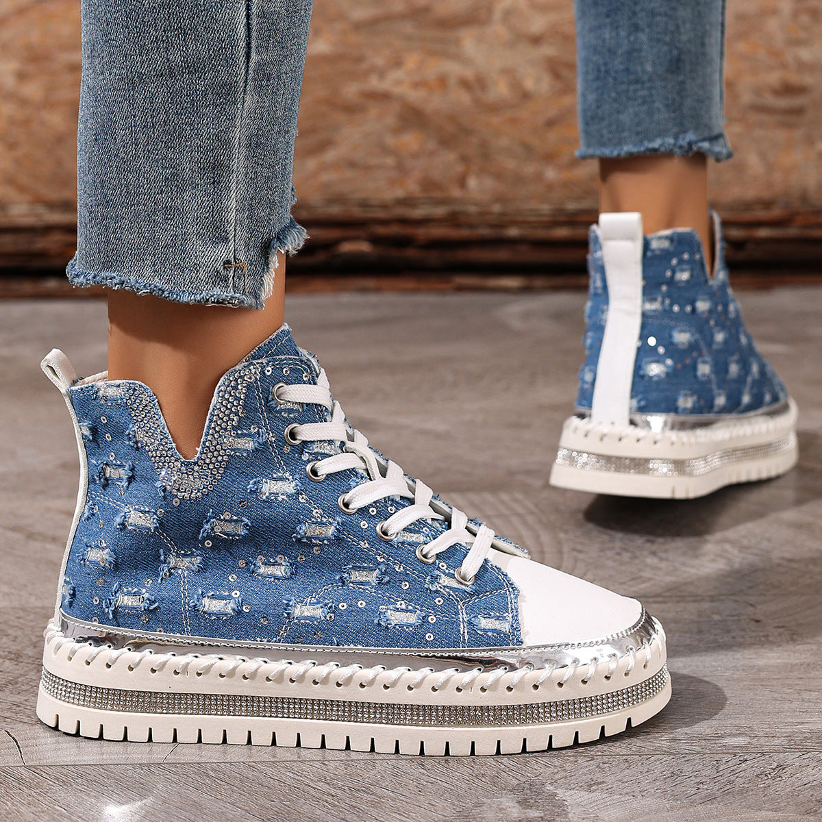 Bella Denim High-Top