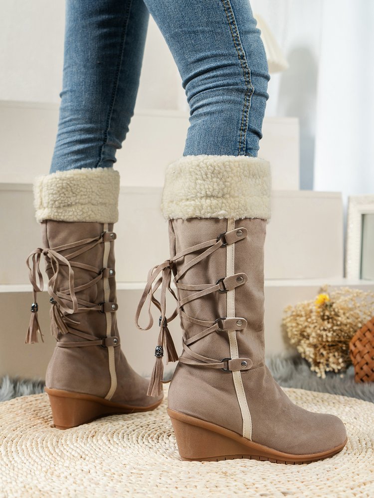 Aspen Lace-Up Wedges