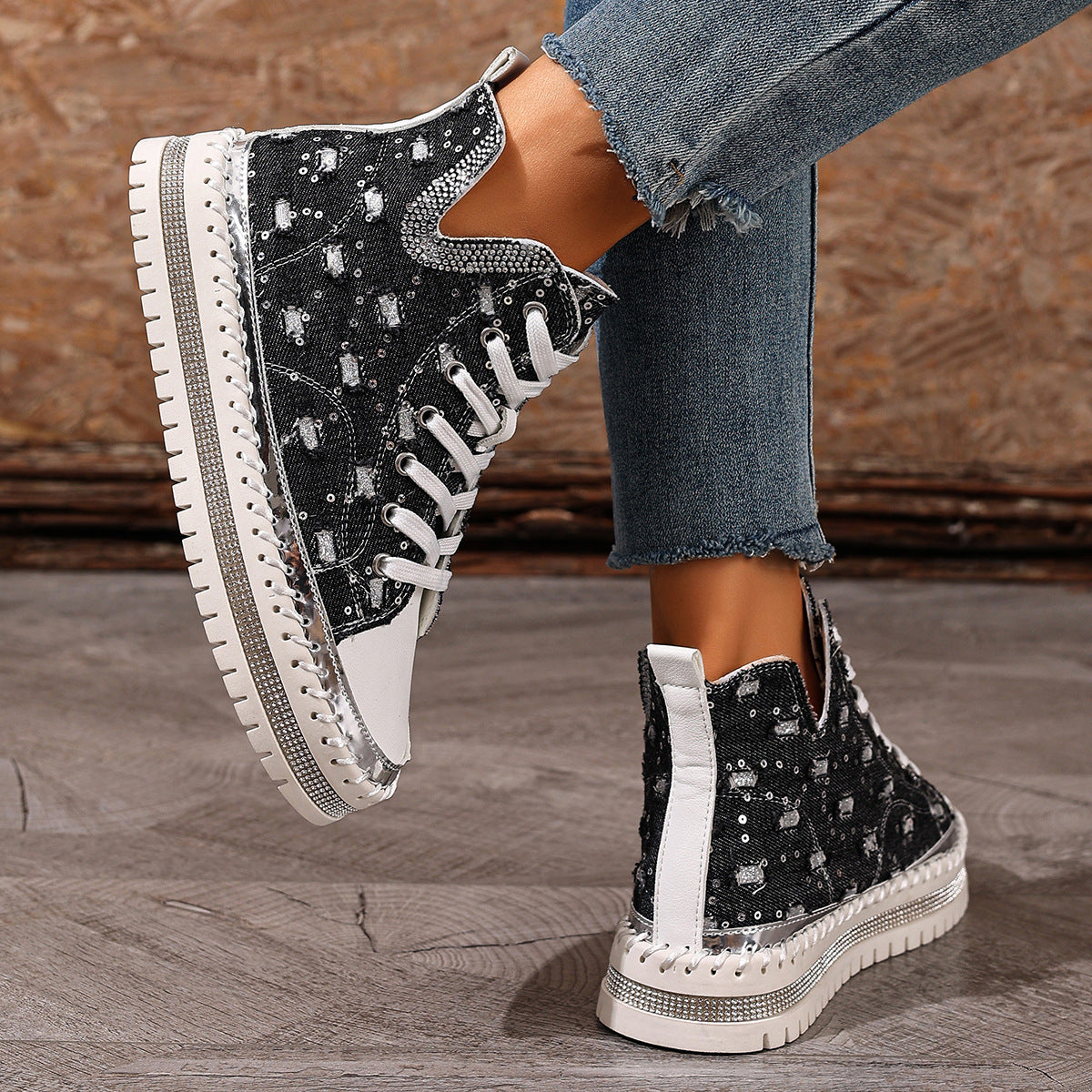 Bella Denim High-Top