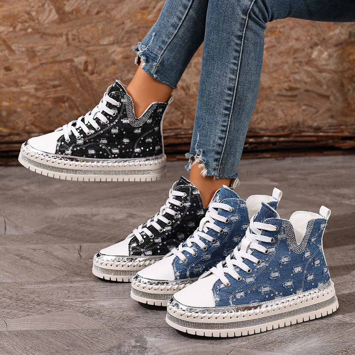 Bella Denim High-Top
