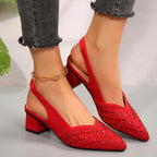 Stella Crystal Slingback Heel