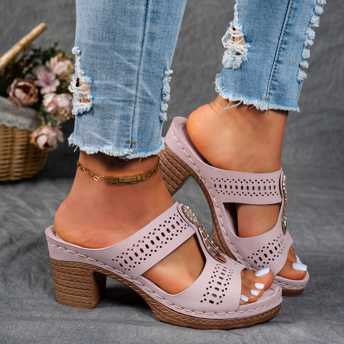 Seraphina Cutout Sandals