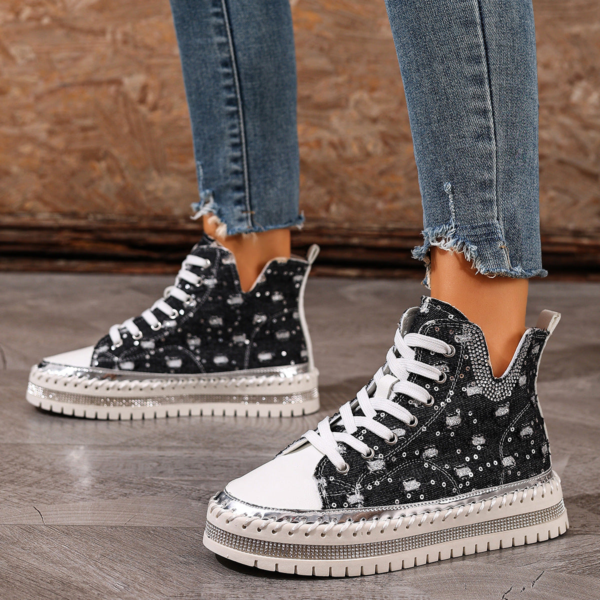Bella Denim High-Top