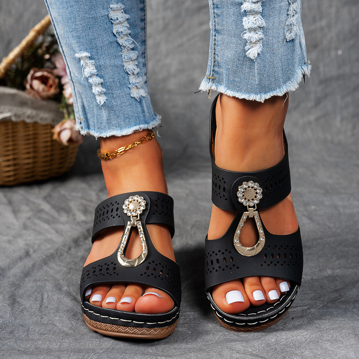 Seraphina Cutout Sandals