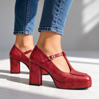 The Merritt Platform Heels