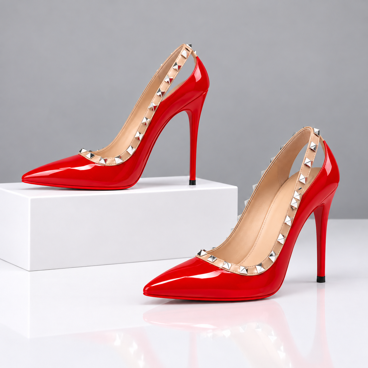 The Renata Studded Pumps