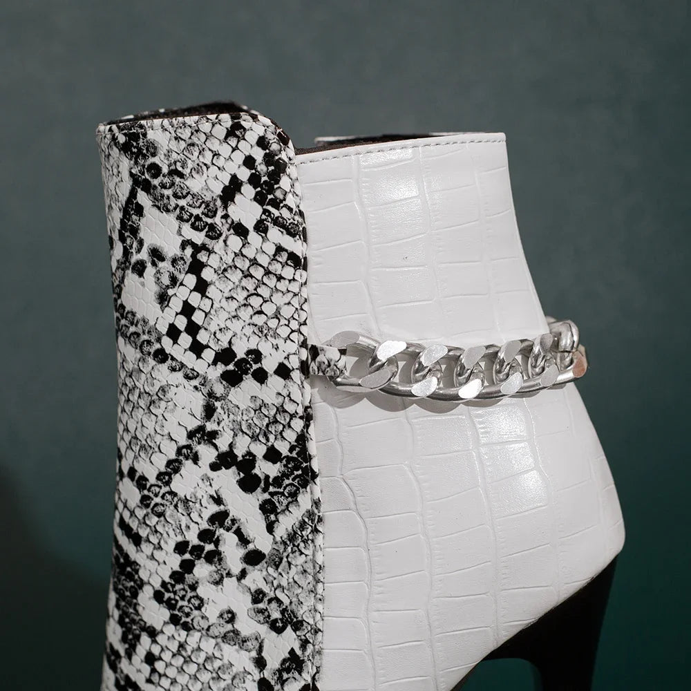 The Valentina Chain Ankle Boots