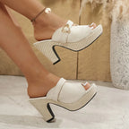 The Brooke Woven Mule