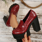 Aurelia Croc Platform