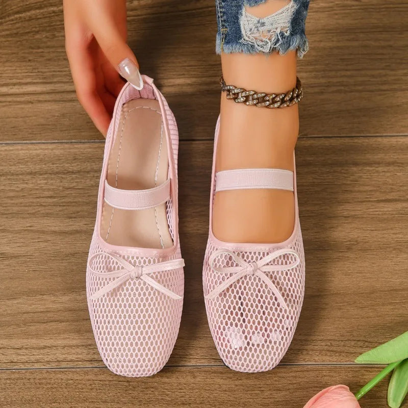 The Celestine Mesh Ballet Flat
