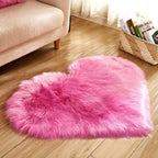 The Amora Plush Heart Rug