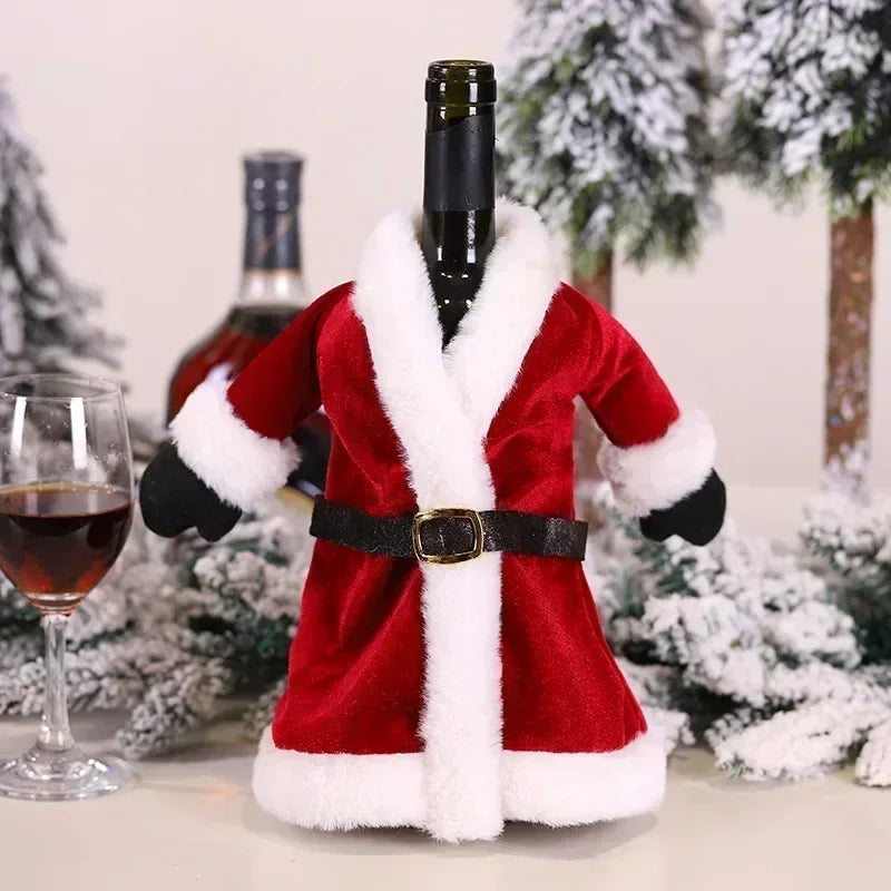 Christmas Cheer Wine Bottle Wraps