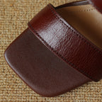 Sophia Genuine Leather Mule