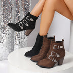 Montana Grace Buckle Booties