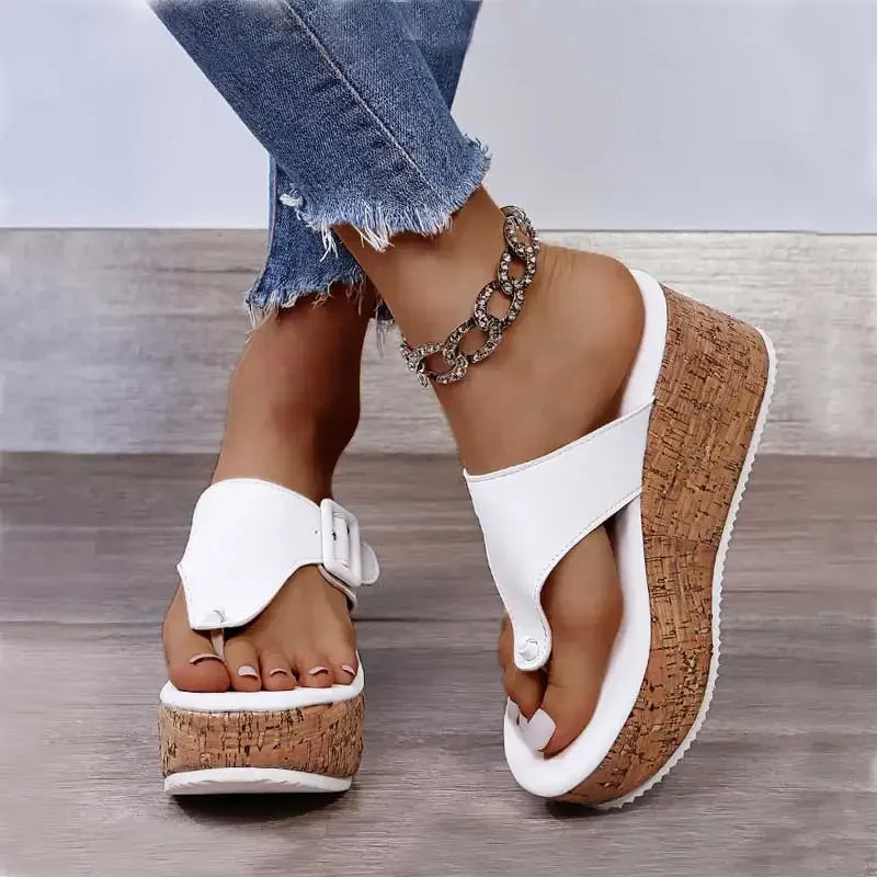 Luna Cork Wedge