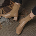 Claire Knit Block Heel Boot