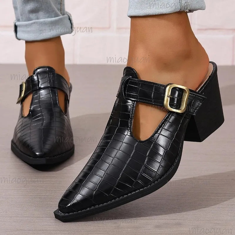 Julianne Croc Mule