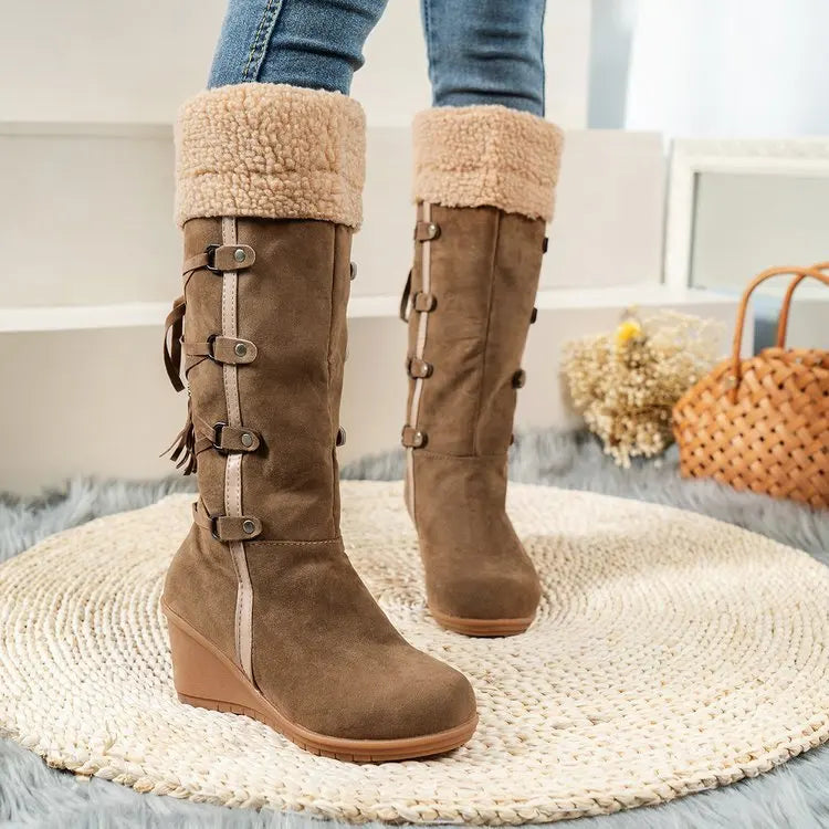 Aspen Lace-Up Wedges