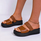 Haven Braided Platform Slide