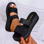Haven Braided Platform Slide