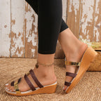 Shimmer Strap Sandals