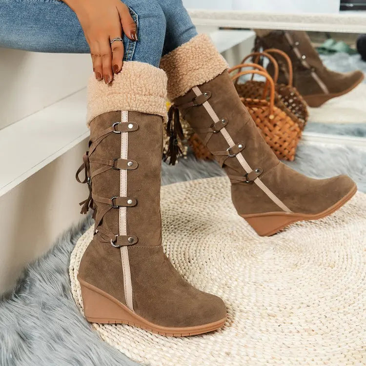 Aspen Lace-Up Wedges