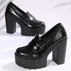 Aurelia Croc Platform