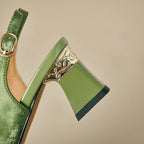 The Luna Velvet Heel