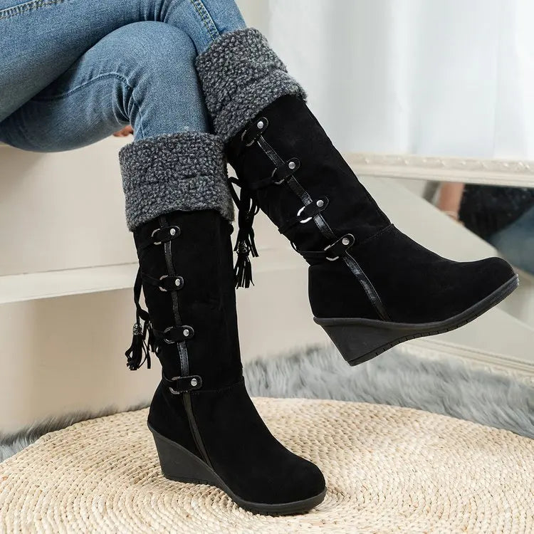 Aspen Lace-Up Wedges