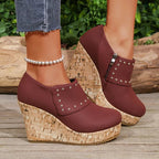 Stella Studded Wedge