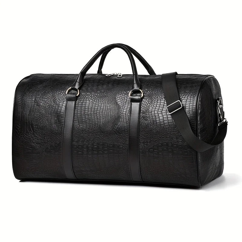 The Monarch Croc-Embossed Weekender