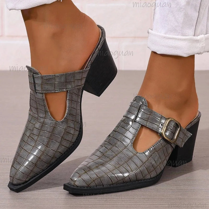 Julianne Croc Mule