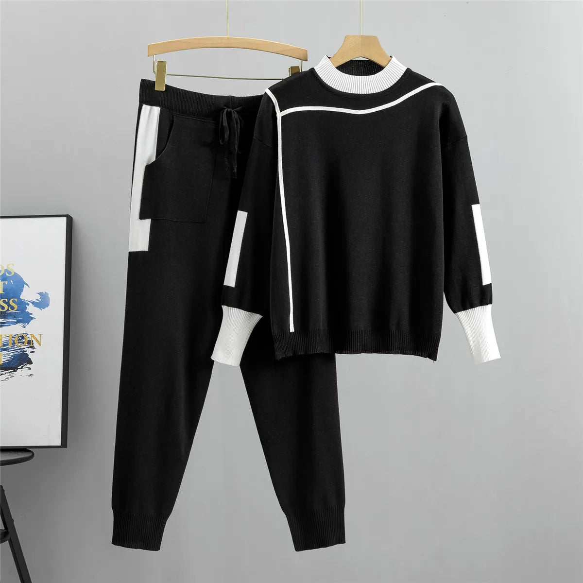Alina Cozy Knit Casual Set