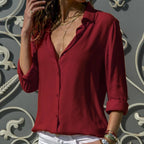 The Marlowe Button-Down Blouse