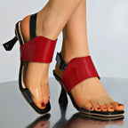 Ruby Red Bella Heels