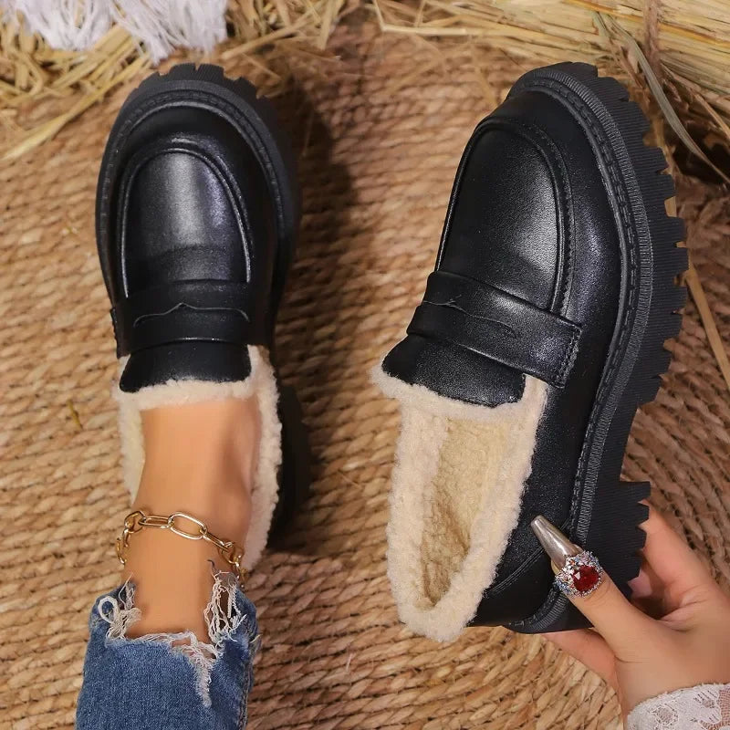 Chalet Charm Plush Loafers