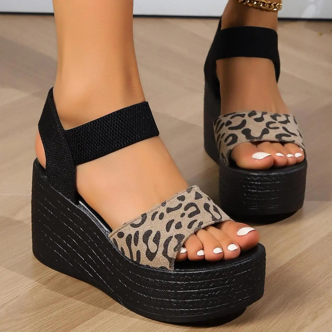 Lainey Leopard Sandal