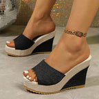 The Denim Dream Wedge