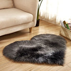 The Amora Plush Heart Rug
